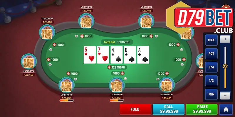 Hướng dẫn chi tiết cách chơi Poker D79bet cho người mới bắt đầu! 4 luat-choi-poker-D79bet-co-ban